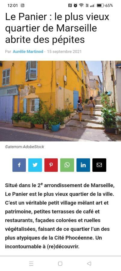 Casa Mia 25M2 Centre Ville Et Panier Marseilles Buitenkant foto